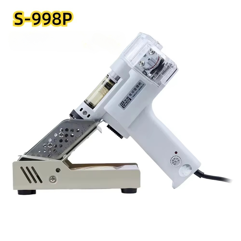 Desoldering Gun Vacuum Electric - S-998P Dubbele pomp Elektrisch Desoldeerpistool 100W