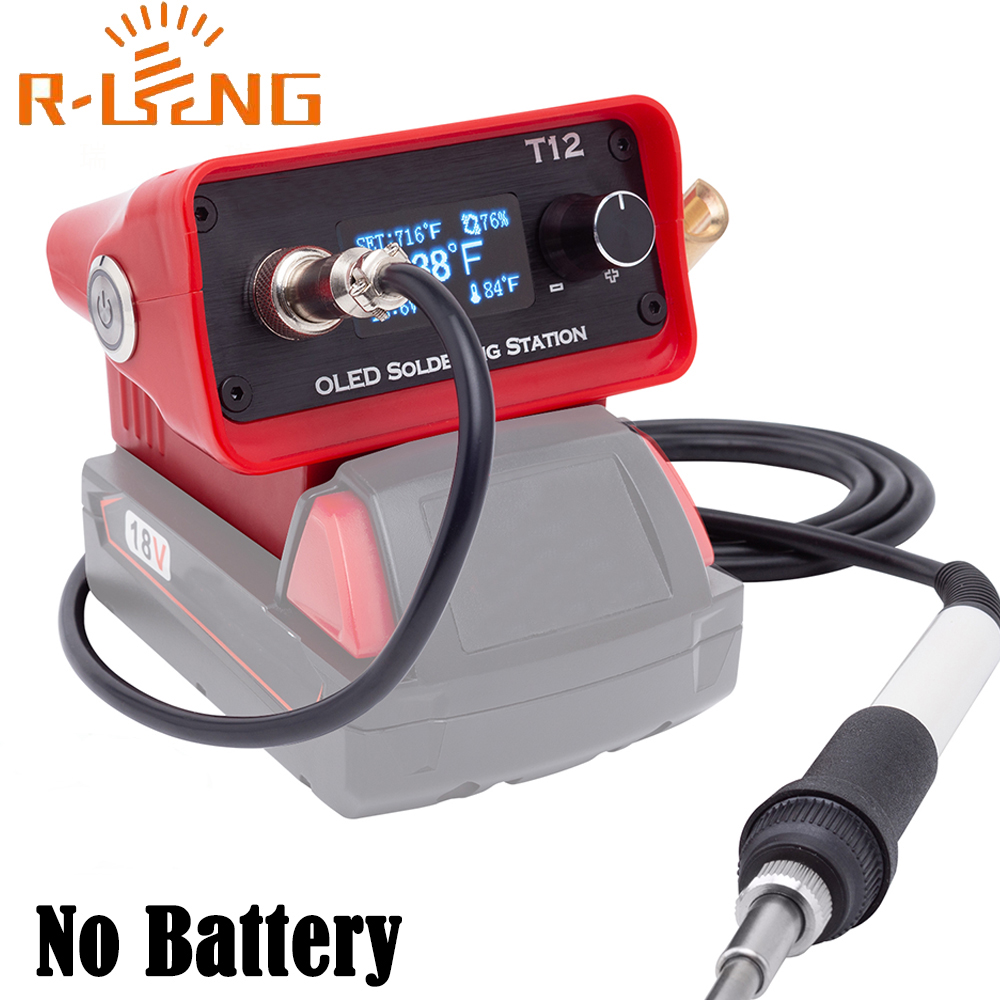 Soldering Station T12 Oled - OLED T12 Soldeerbout Station Verstelbare Lasstation