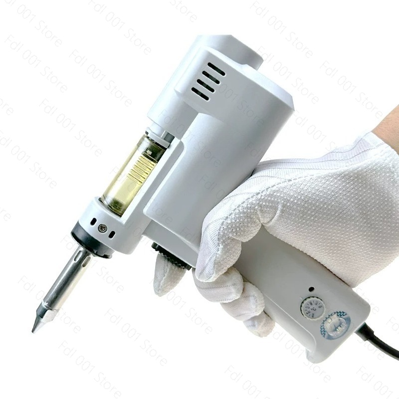 Desoldering Gun Vacuum Electric - Elektrische ontlontpomp met dubbele pomp 100W