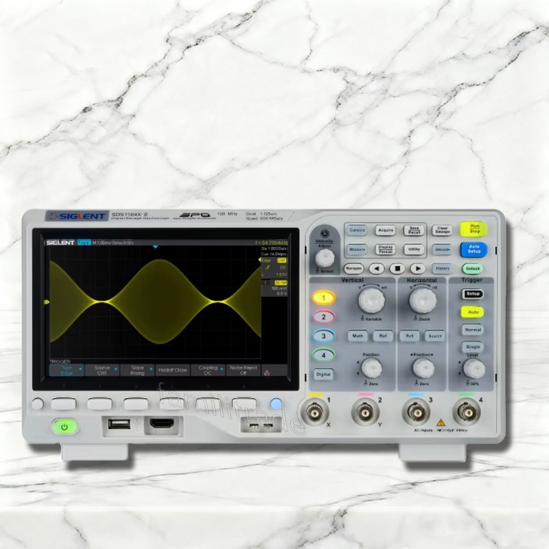 1PC SIGLENT SDS1104X-E 100MHz  - Digital Storage Oscilloscope 100Mhz 4Ch recensie en prijs