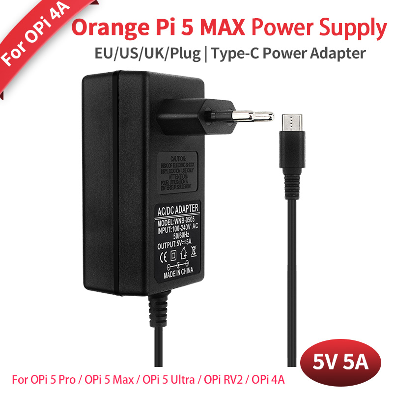 Oranje Pi 5 Pro-voeding 5V 5A  - Banana Pi Bpi-M5 recensie en prijs