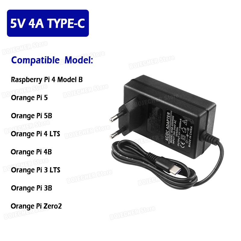 5V 4A USB C Oplader voor Raspb - Banana Pi Bpi-M5 recensie en prijs