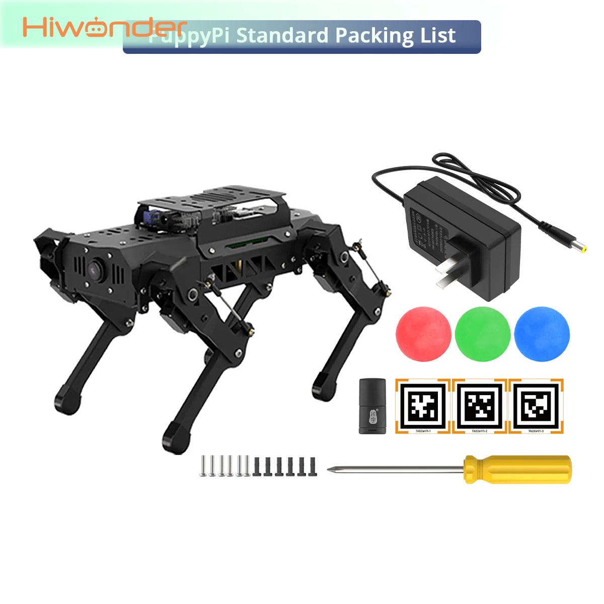 Hiwonder PuppyPi Standaardkit  - Raspberry Pi 5 8Gb Kit recensie en prijs