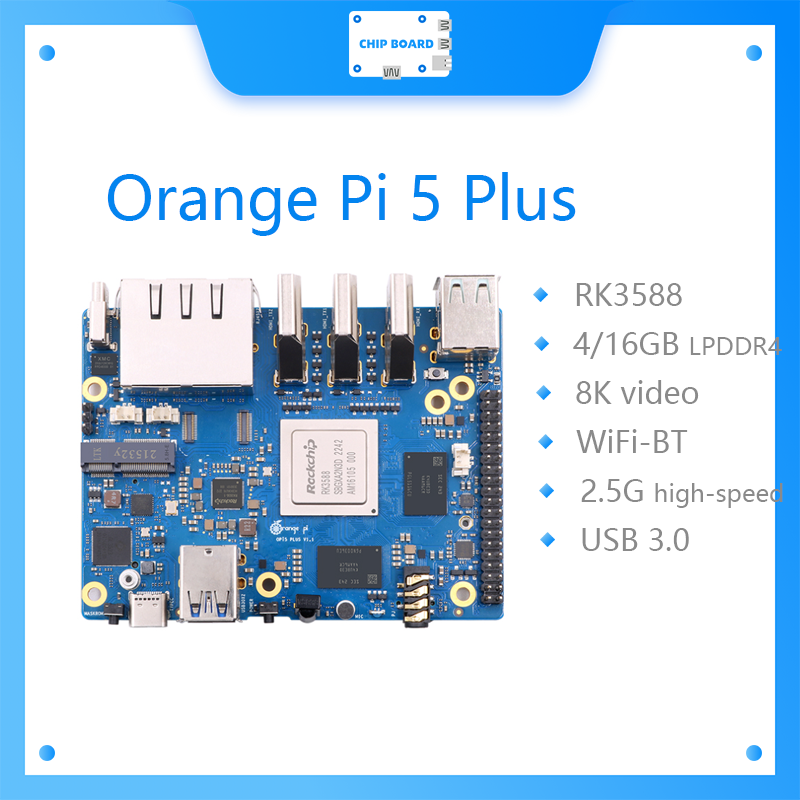 Oranje Pi 5 Plus Single Board  - Orange Pi 5 Plus 16Gb recensie en prijs