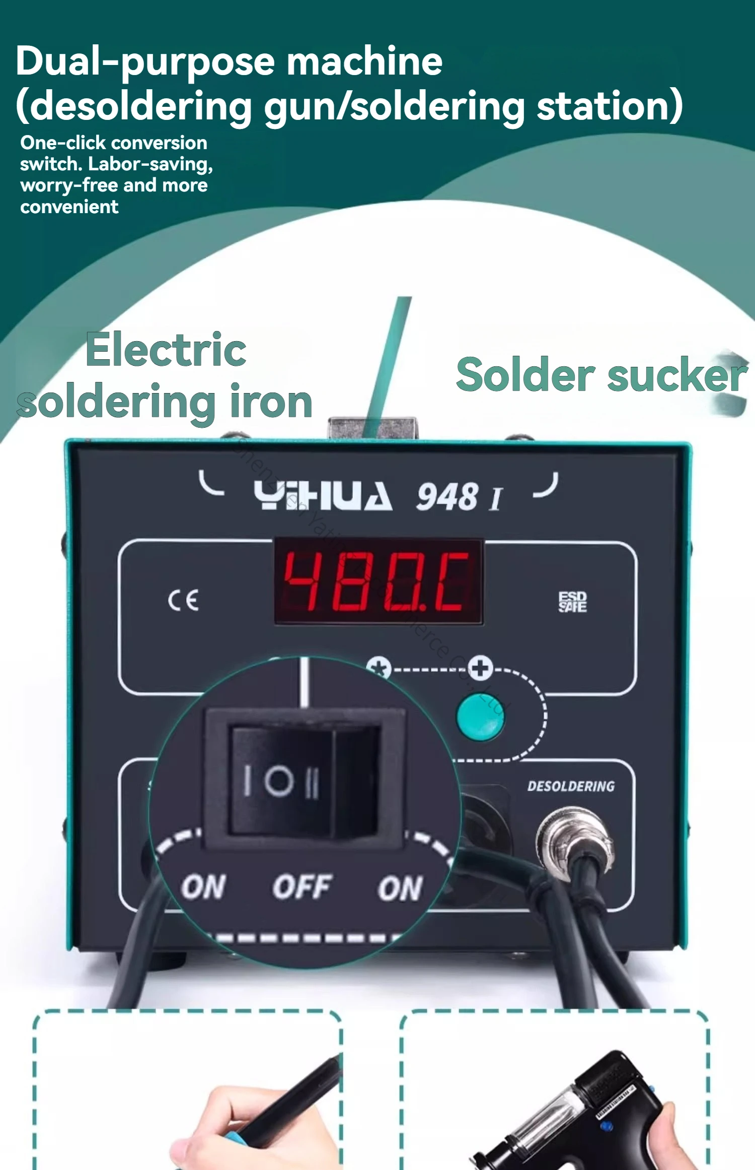 Nieuwe 948-I Automatische Elek - Desoldering Gun Vacuum Electric recensie en prijs