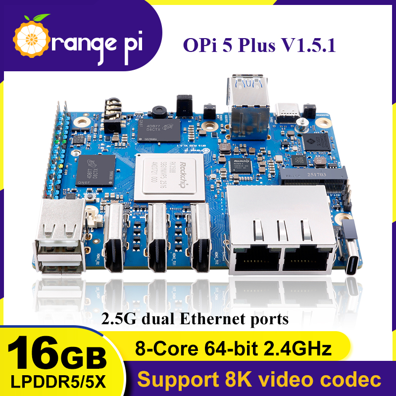 VivaChip TechOrangePi 5 Plus 1 - Orange Pi 5 Plus 16Gb recensie en prijs