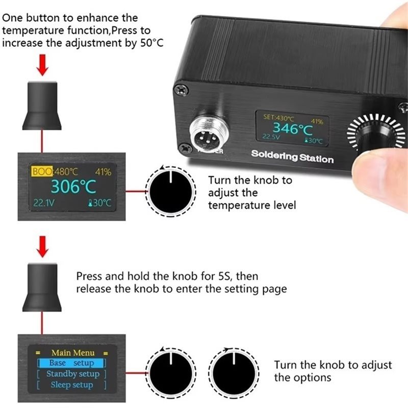 B23B T12 Voor Thuisreparatie S - Soldering Station T12 Oled recensie en prijs
