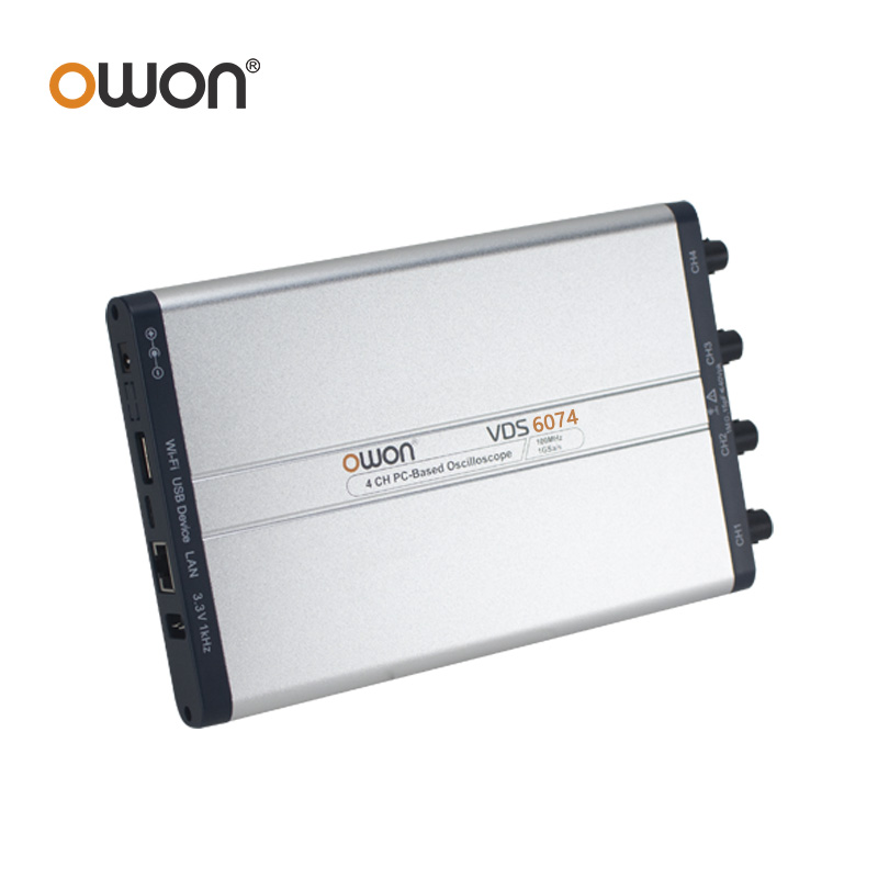 OWON VDS6074 VDS6104 Virtuele  - Digital Storage Oscilloscope 100Mhz 4Ch recensie en prijs