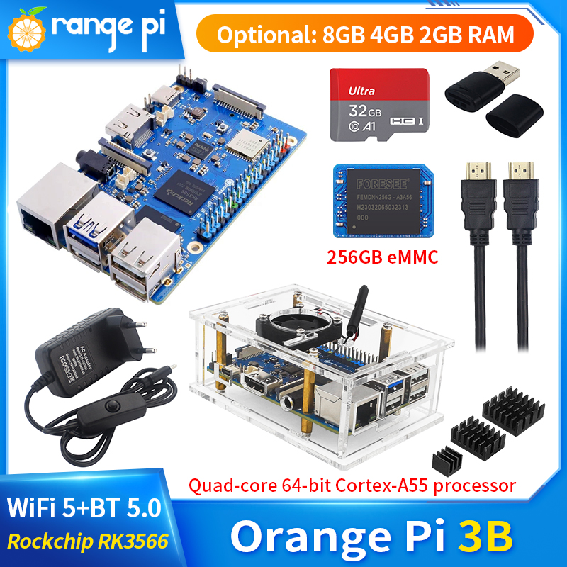 Oranje Pi 3b 8Gb 4Gb 2Gb Ram R - Khadas Vim4 8Gb recensie en prijs