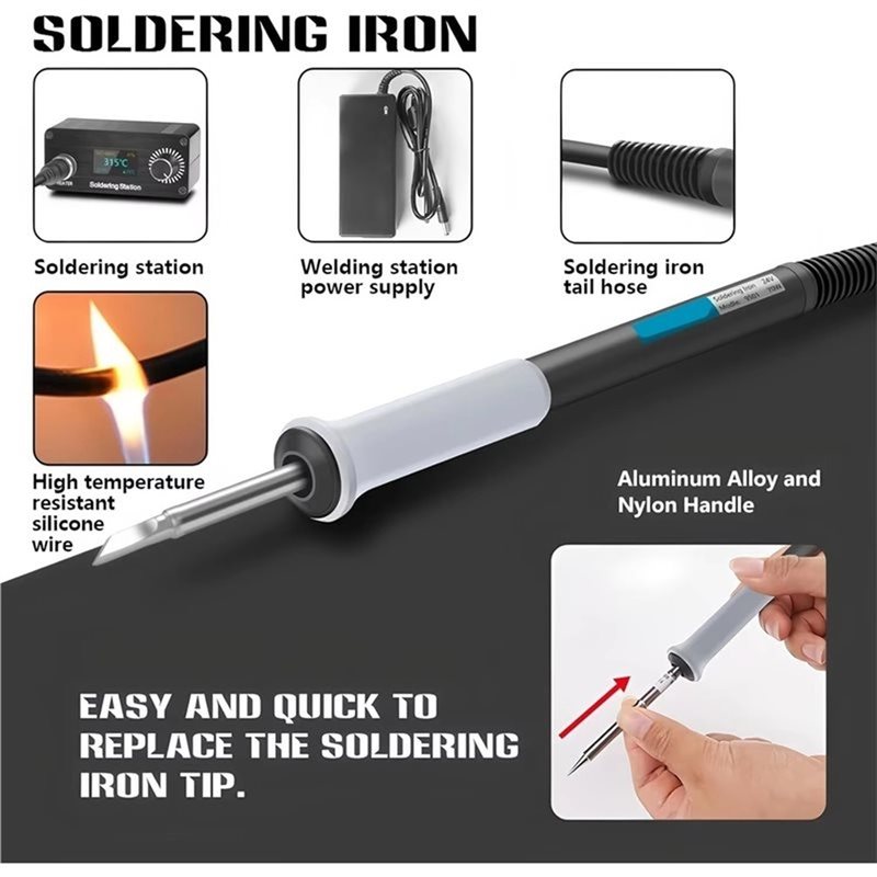 B03C-T12 Digitaal soldeerstati - Soldering Station T12 Oled recensie en prijs